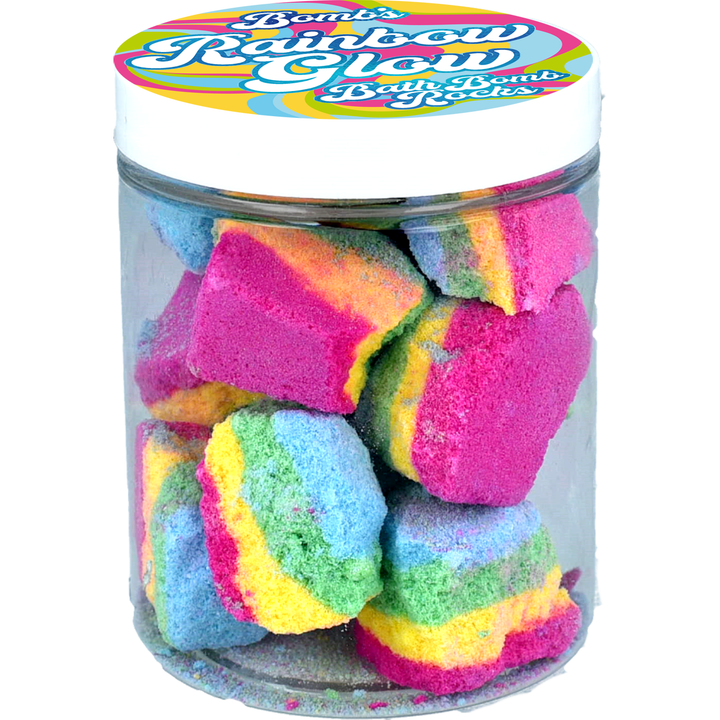 Bomb Cosmetics Rainbow Glow Bath Rocks