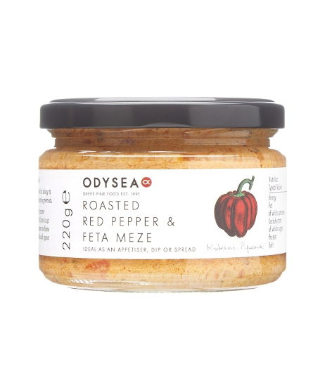 Odysea Red Pepper & Feta Meze 220g