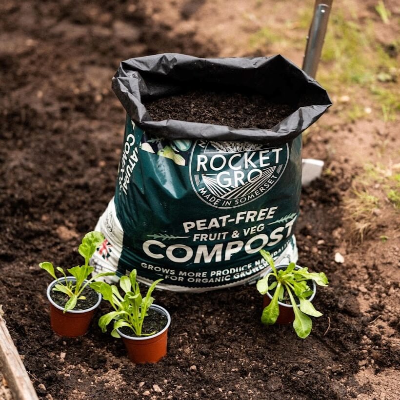 RocketGro Peat-Free Fruit & Veg Compost 40L