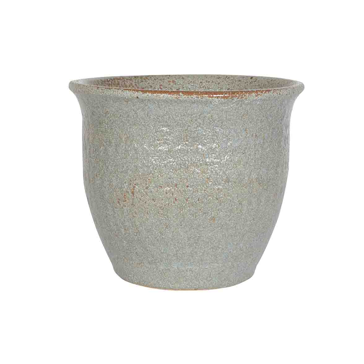 Apta Rustica Cool Grey Glazed Planter