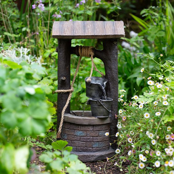 Easy Fountain Wishing Well Day & Night Solar Water Feature