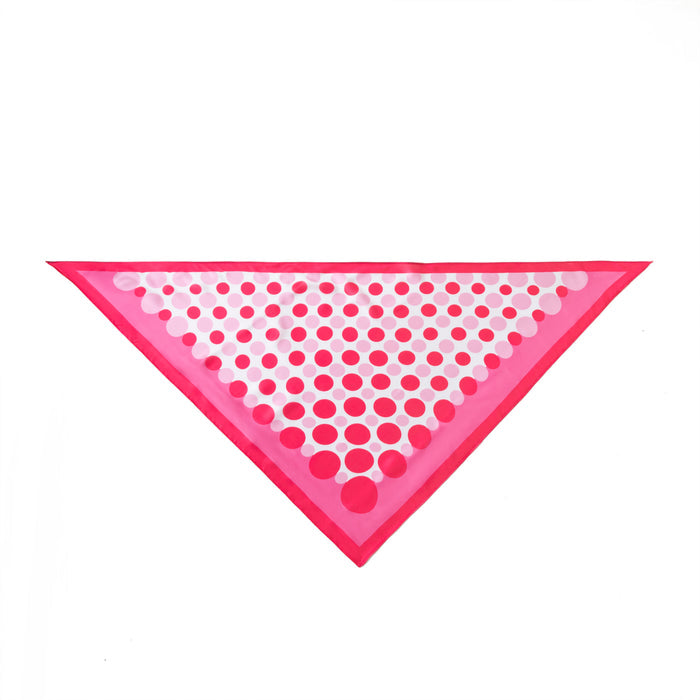 Park Lane Square Scarf Fuscia Spot
