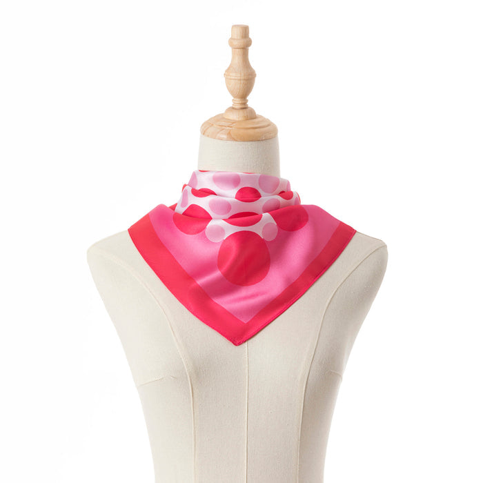 Park Lane Square Scarf Fuscia Spot