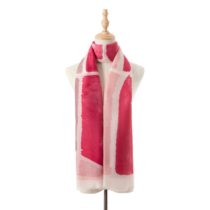 Park Lane Summer Scarf Peony Block