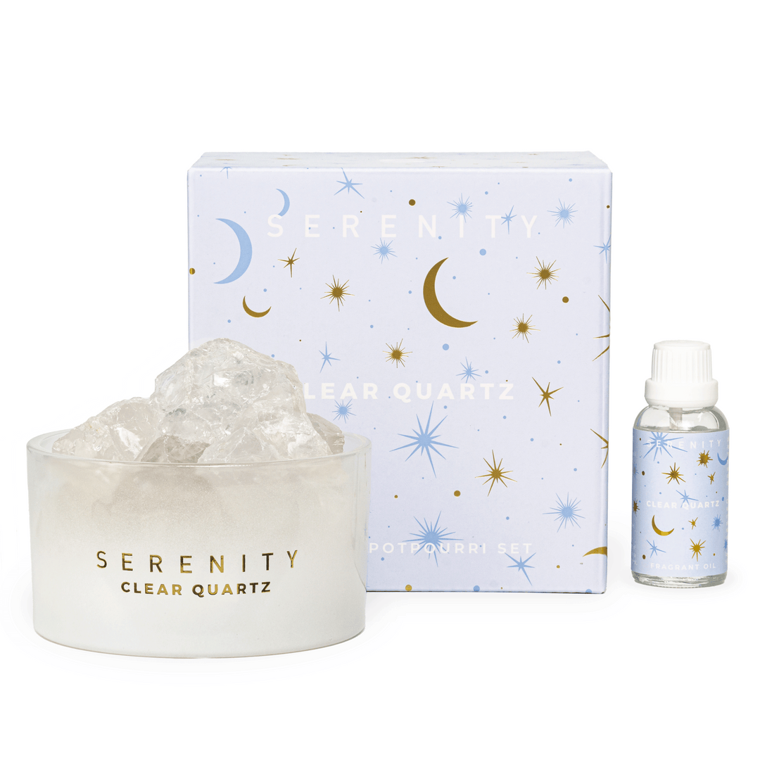 Serenity Healing Clear Quartz Crystal Potpourri & Oil