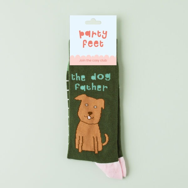 Rosie Made a Thing Dog Father Socks