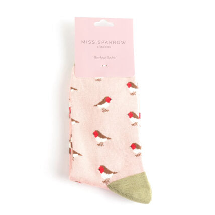 Little Robins Socks Dusky Pink