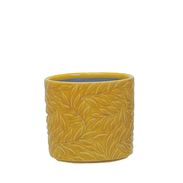 Woodlodge Sprig Pot Yellow