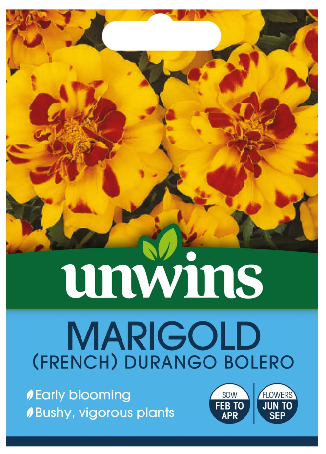 Unwins Marigold French Durango Bolero Seeds