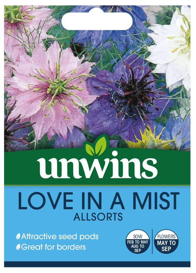 Unwins Love In A Mist Allsorts Seeds