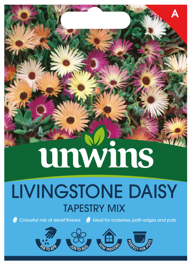 Unwins Livingstone Daisy Tapestry Mix Seeds