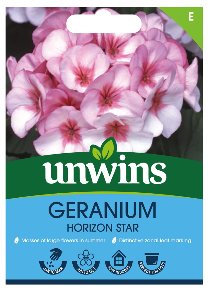 Unwins Geranium Horizon Star Seeds