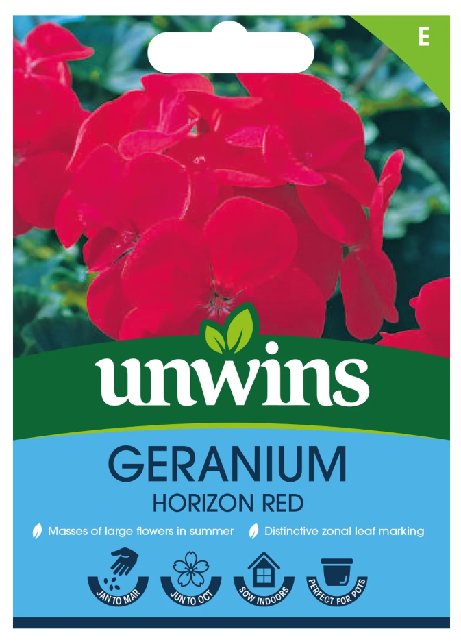 Unwins Geranium Horizon Red Seeds