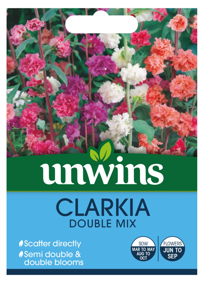 Unwins Clarkia Double Mix Seeds