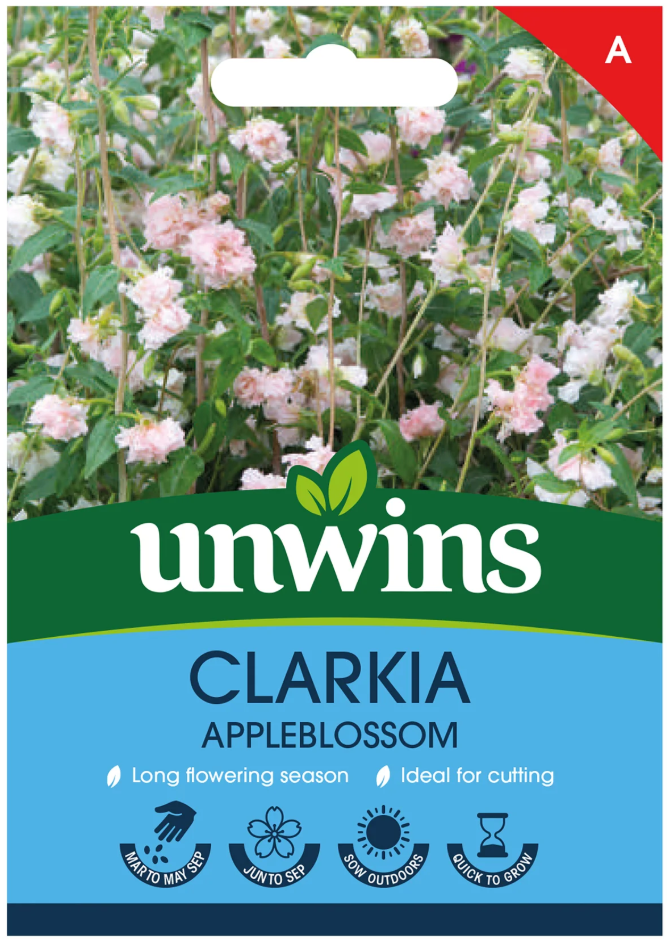 Unwins Clarkia Appleblossom Seeds