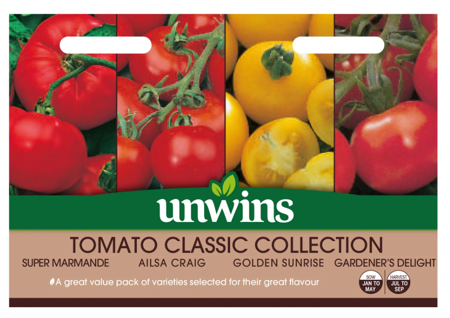 Unwins Tomato Classic Collection Pack Seeds