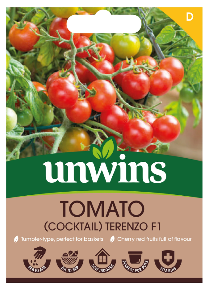 Unwins Cocktail Tomato Terenzo F1 Seeds