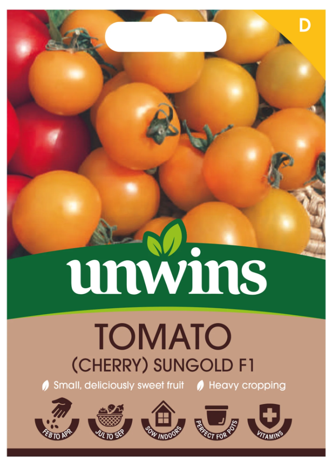 Unwins Cherry Tomato Sungold F1 Seeds
