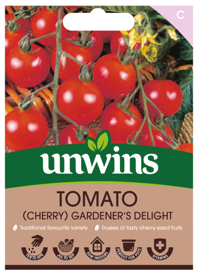 Unwins Cherry Tomato Gardener's Delight Seeds
