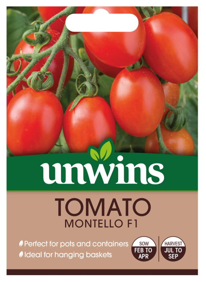 Unwins Cherry Plum Tomato Montello F1 Seeds
