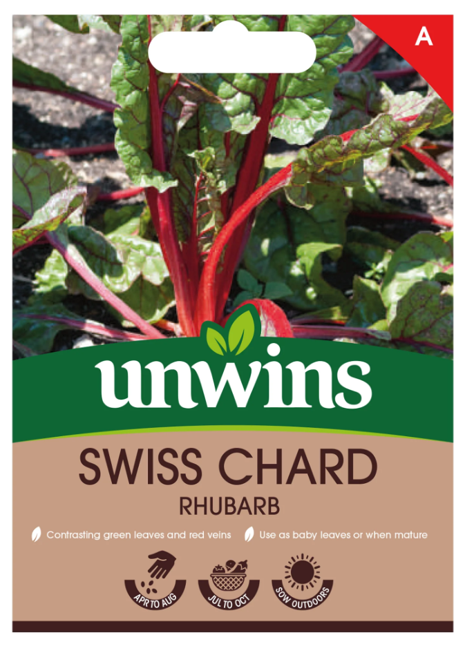 Unwins Swiss Chard Rhubarb Seeds