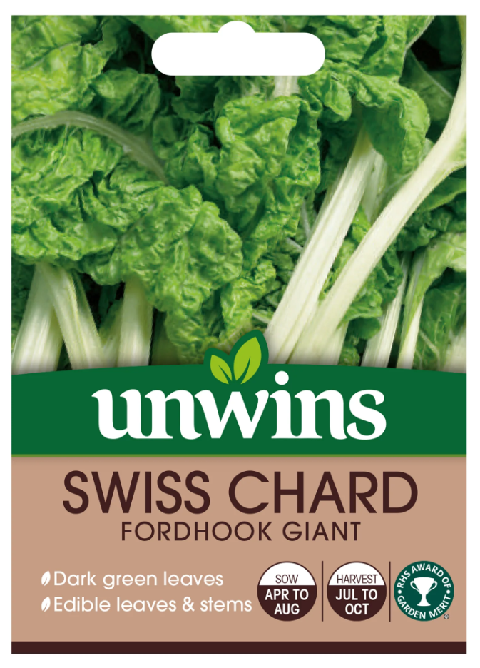 Unwins Swiss Chard Fordhook Giant Seeds