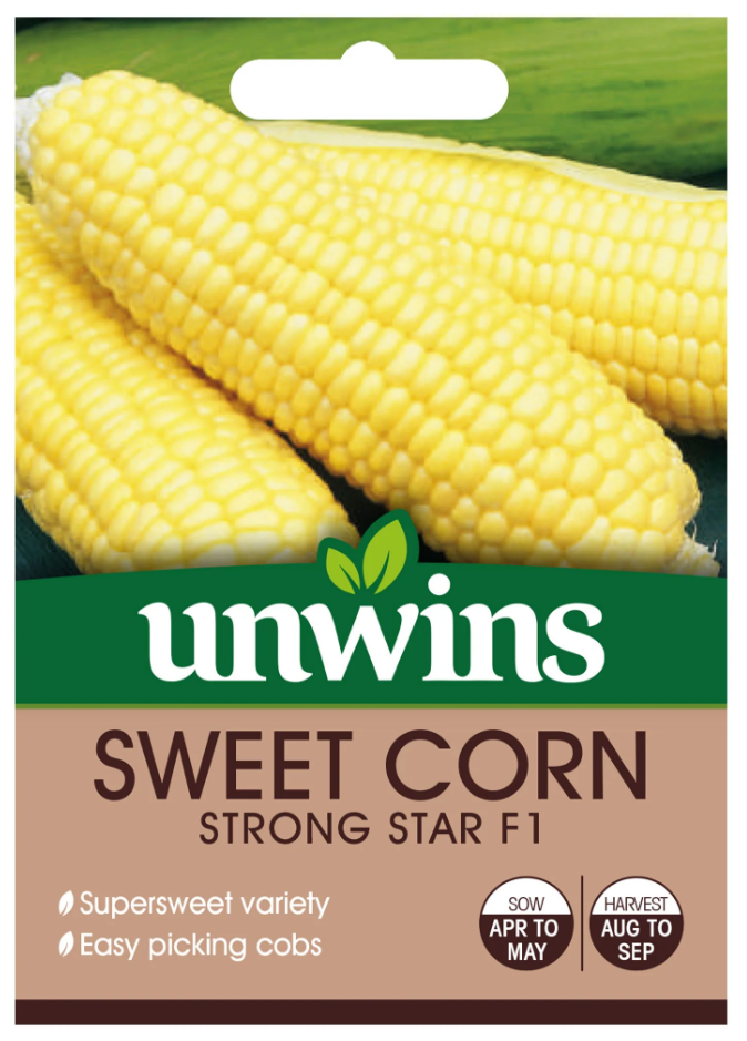 Unwins Sweetcorn Strong Star F1 Seeds