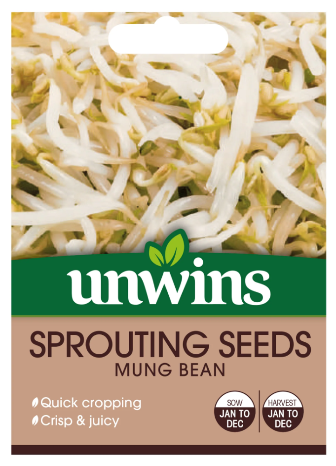 Unwins Sprouting Seeds Mung Bean Seeds