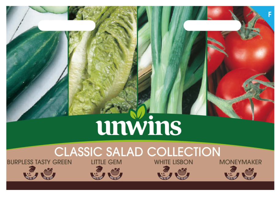 Unwins Salad Classic Collection Pack Seeds