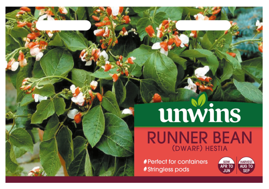 Unwins Runner Bean Hestia (Dwarf)