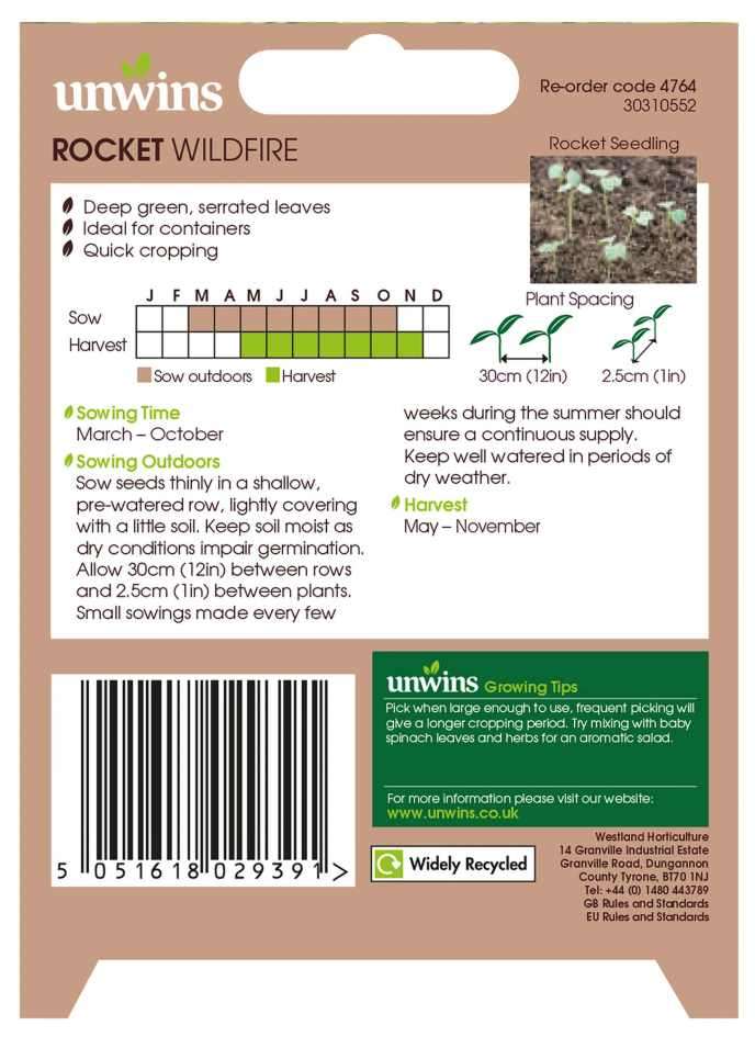 Unwins Rocket Wildfire Seeds