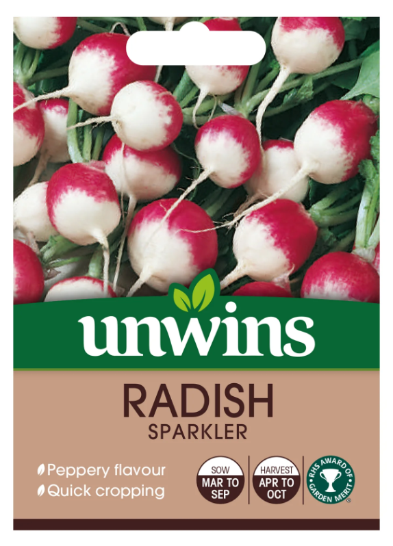 Unwins Globe Radish Sparkler Seeds