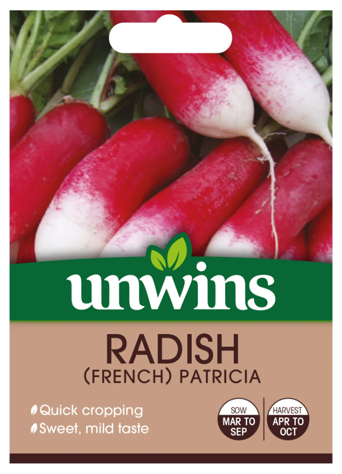 Unwins Radish French Patricia Seeds