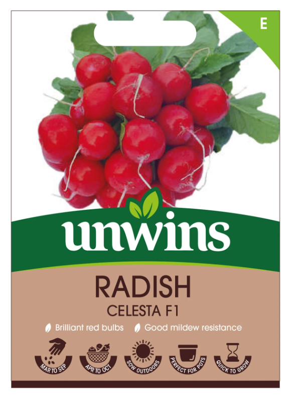 Unwins Radish Celesta F1 Seeds
