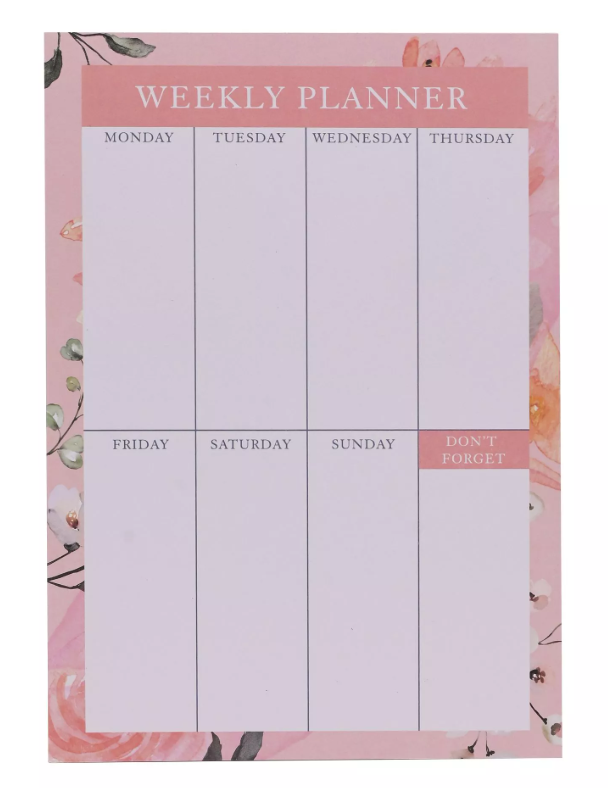 Sophia Floral Weekly Planner