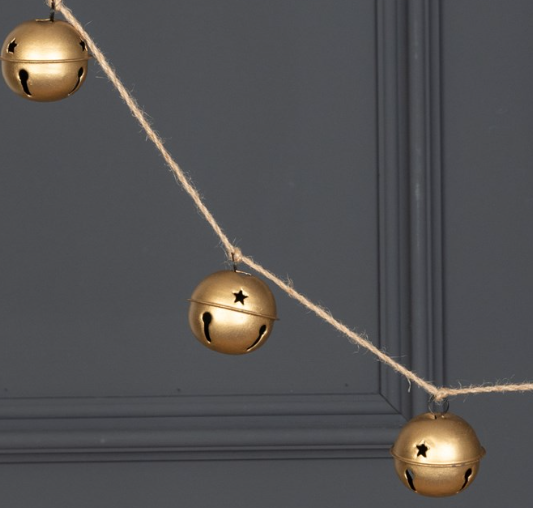 Metal Bell Garland 110cm