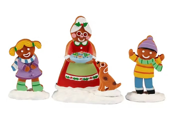 Lemax Mrs Claus And Cookies Set Of 3 22159