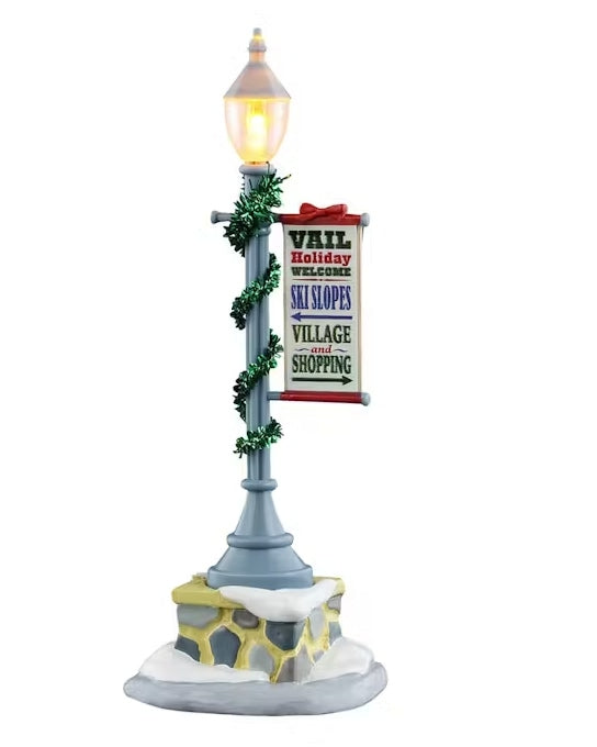 Lemax Vail Lamp Post Battery Operated 54464
