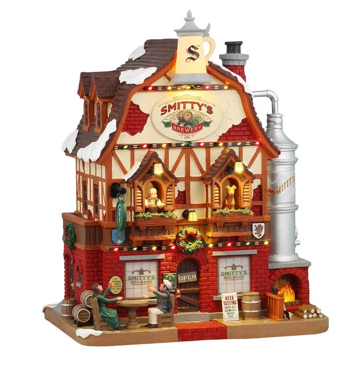 Lemax Smitty's Brewery Battery Operated 45223