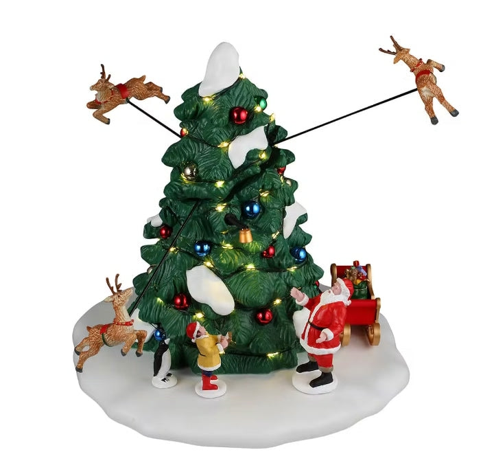 Lemax Reindeer Races Battery Operated 54455