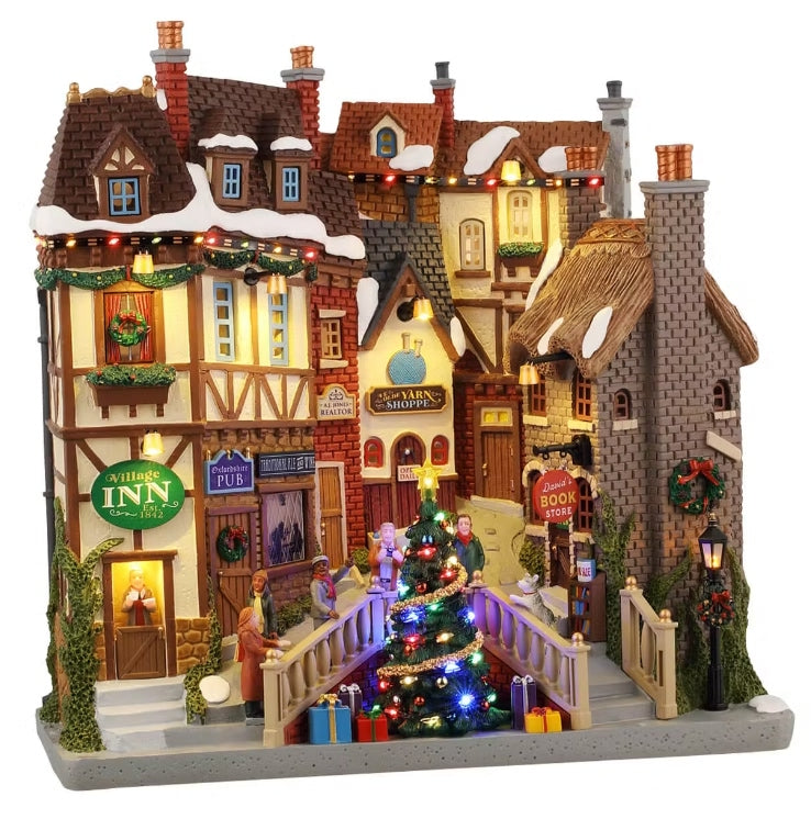 Lemax Oxfordshire Village Facade Battery Operated 45225