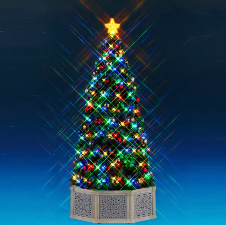 Lemax Have A (Blue) Tooth Christmas Tree With 4.5V Adaptor 54580-UK