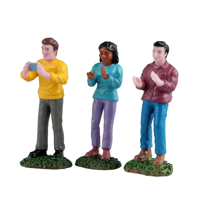 Lemax Musical Festival Fans Set Of 3 52521