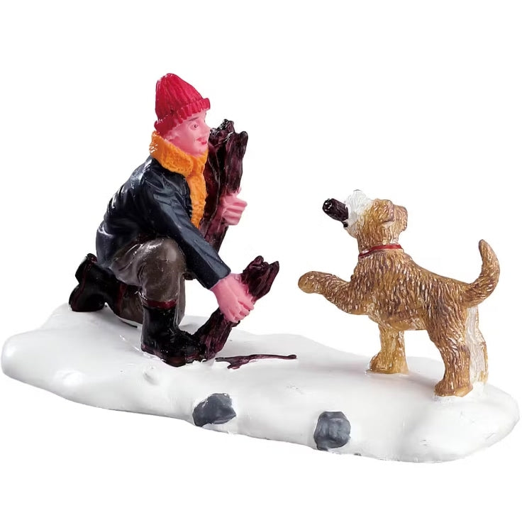Lemax Gathering Firewood 62443