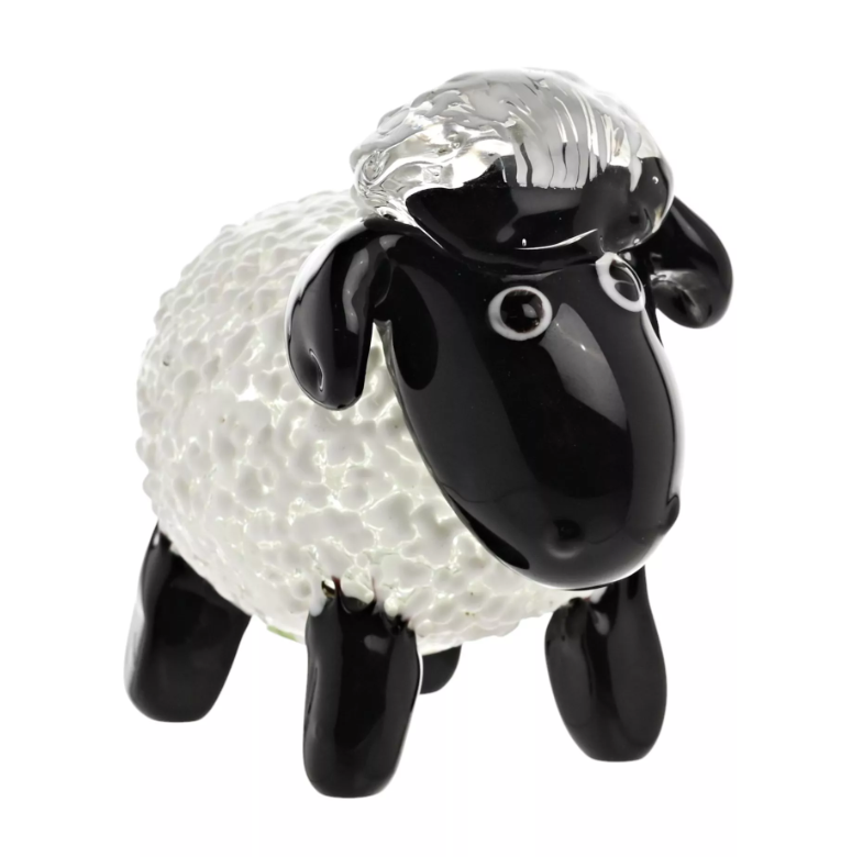 Objets d'art Glass Figurine - Sheep