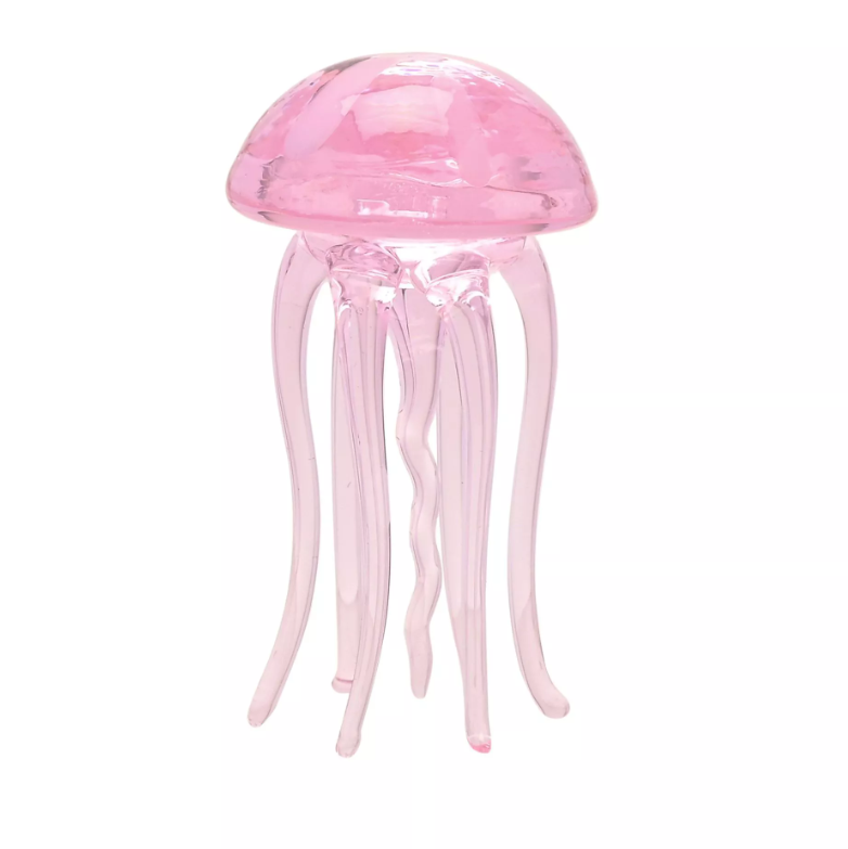 Objets D'art Miniature Glass Figurine - Jelly Fish