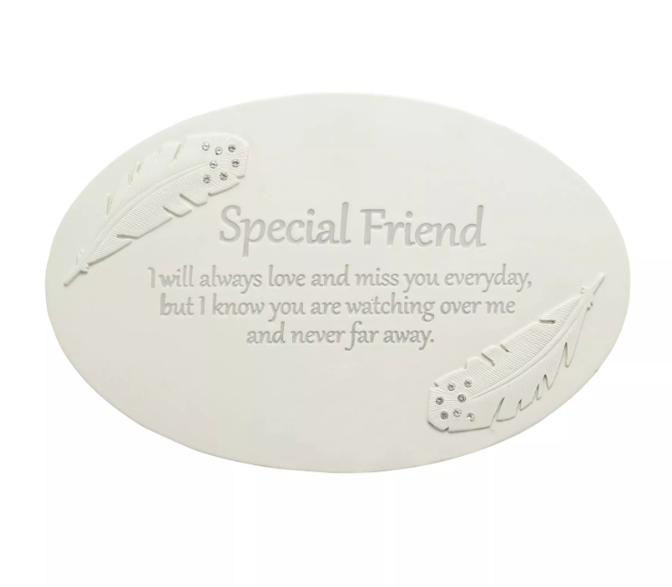 Thoughts of You Resin Memorial Plaque - Special Friend