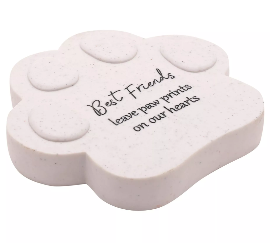 Thoughts of You Pet Memorial Paw Plaque - Large