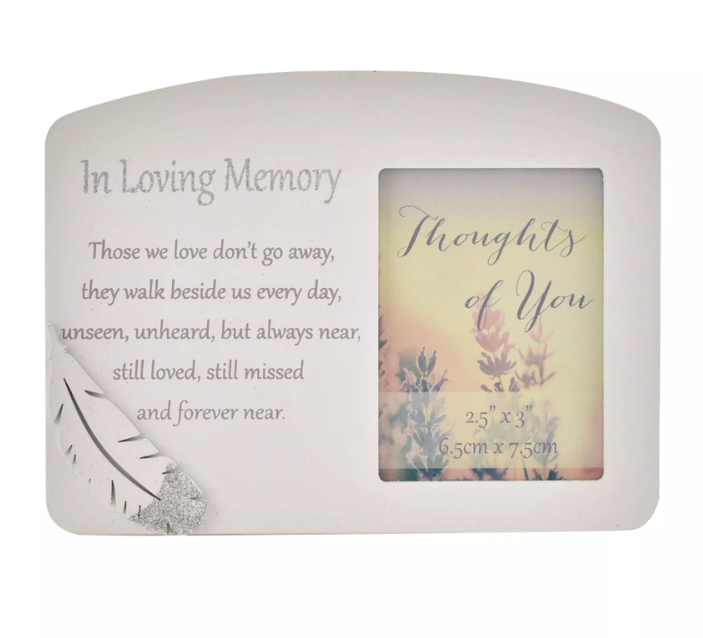 Thoughts of You Memorial Frame - Loving Memory