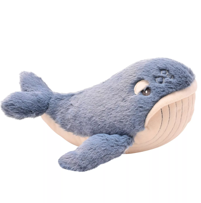Softies Wilfred The Plush Dark Blue Whale 28cm